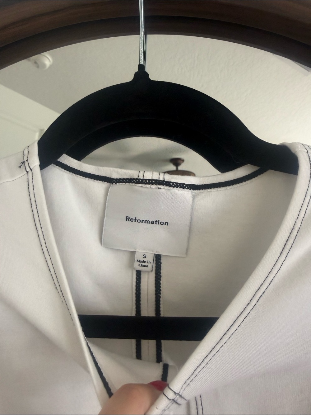 Reformation White Carsyn Knit Top - Picture 3 of 4
